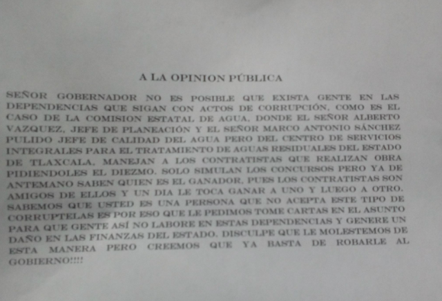 “Ya basta de robarle al gobierno” increpan frente al OFS